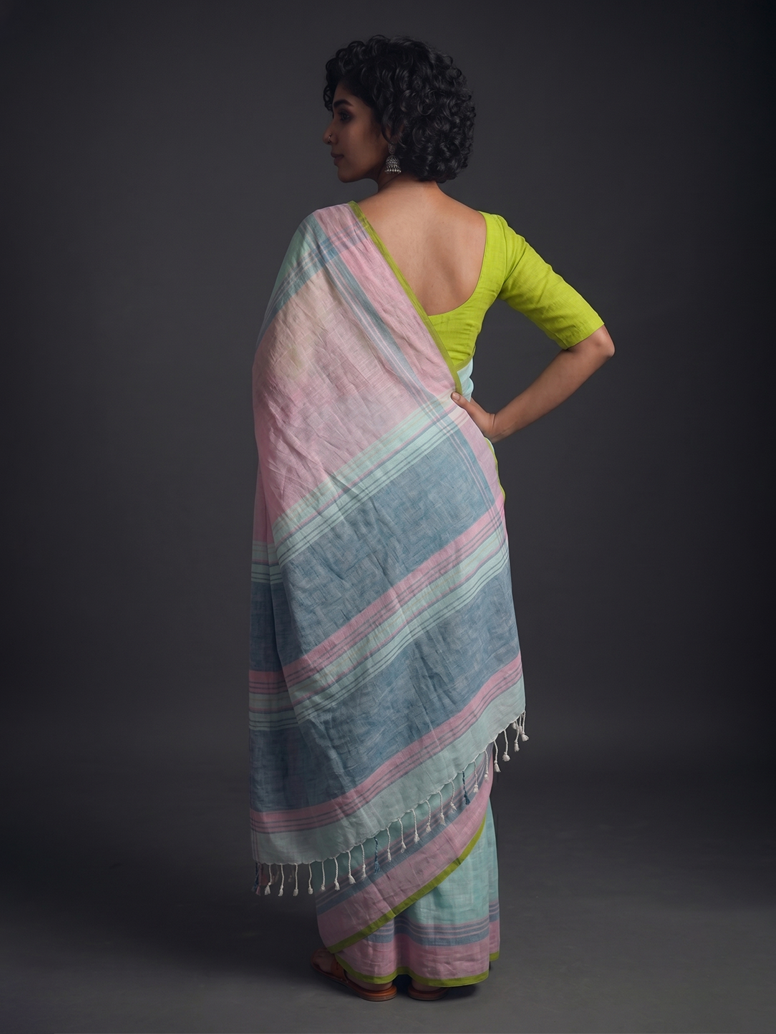 Powder Blue Bengal Linen
