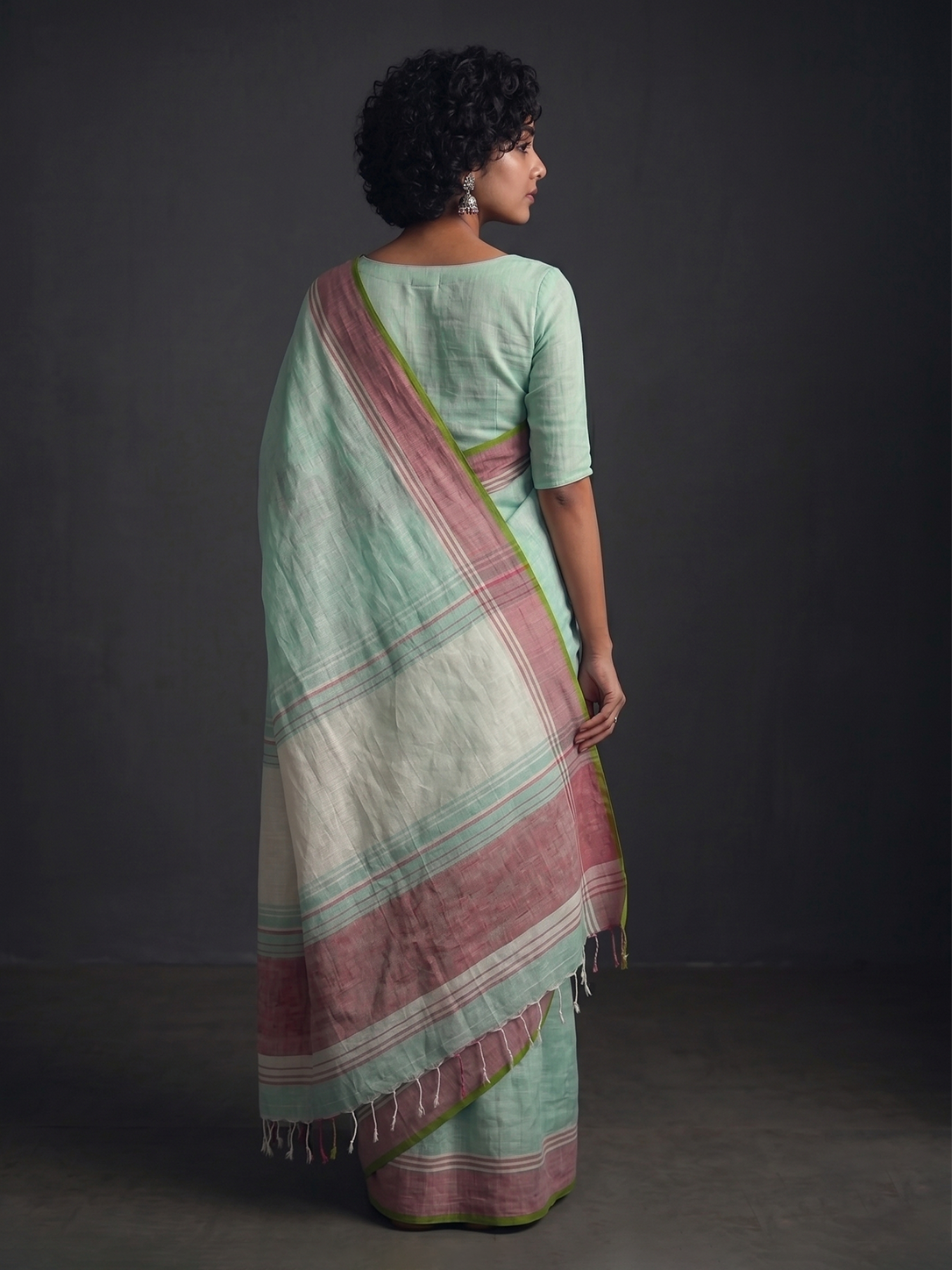 Powder Green Bengal Linen