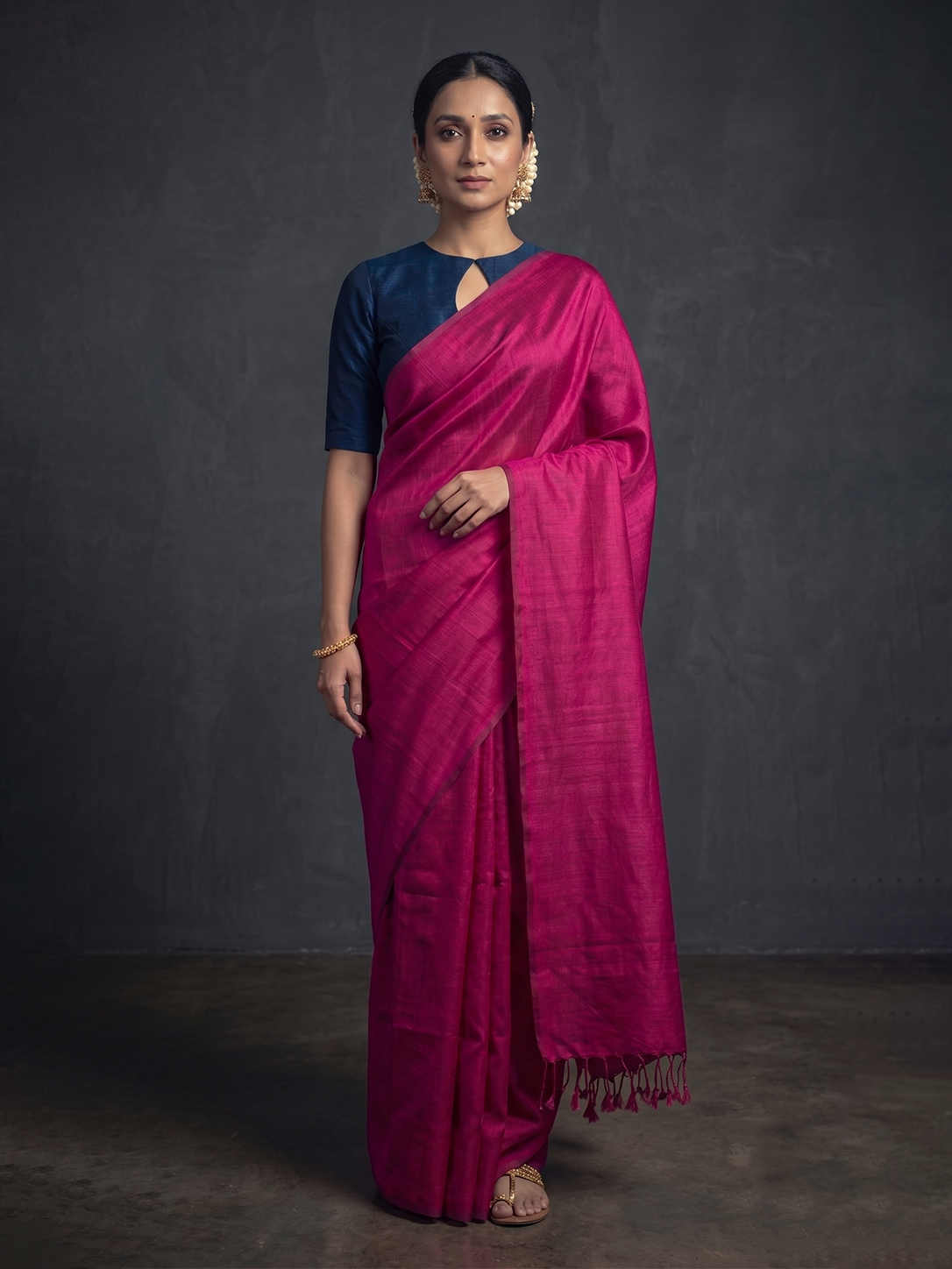 Pink Bengal Matka Silk