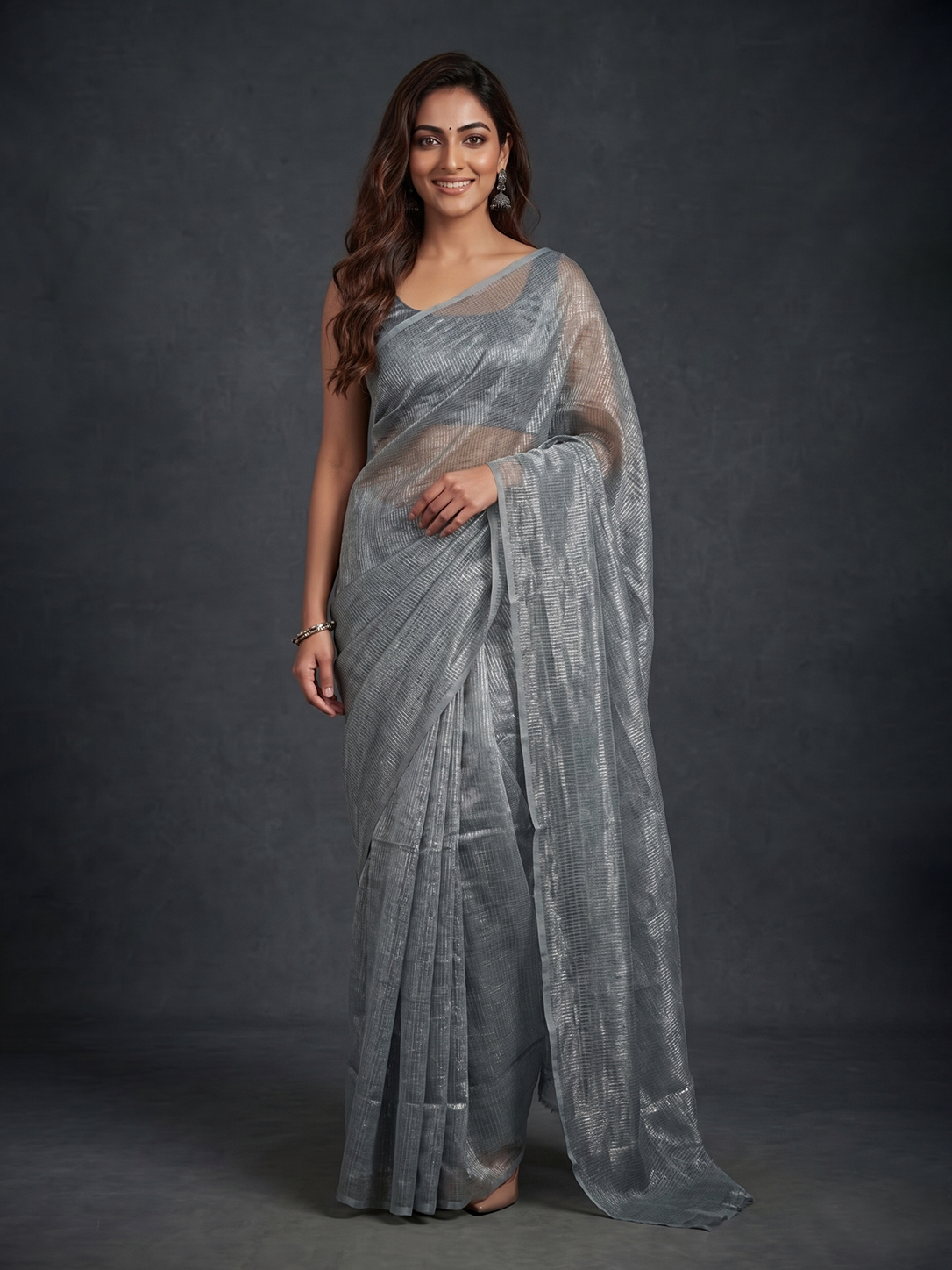 Bluish Grey Karnataka Tissue