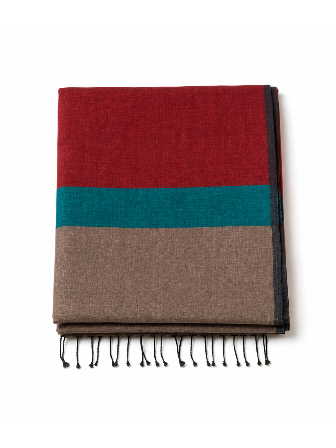 Maroon Bengal Linen