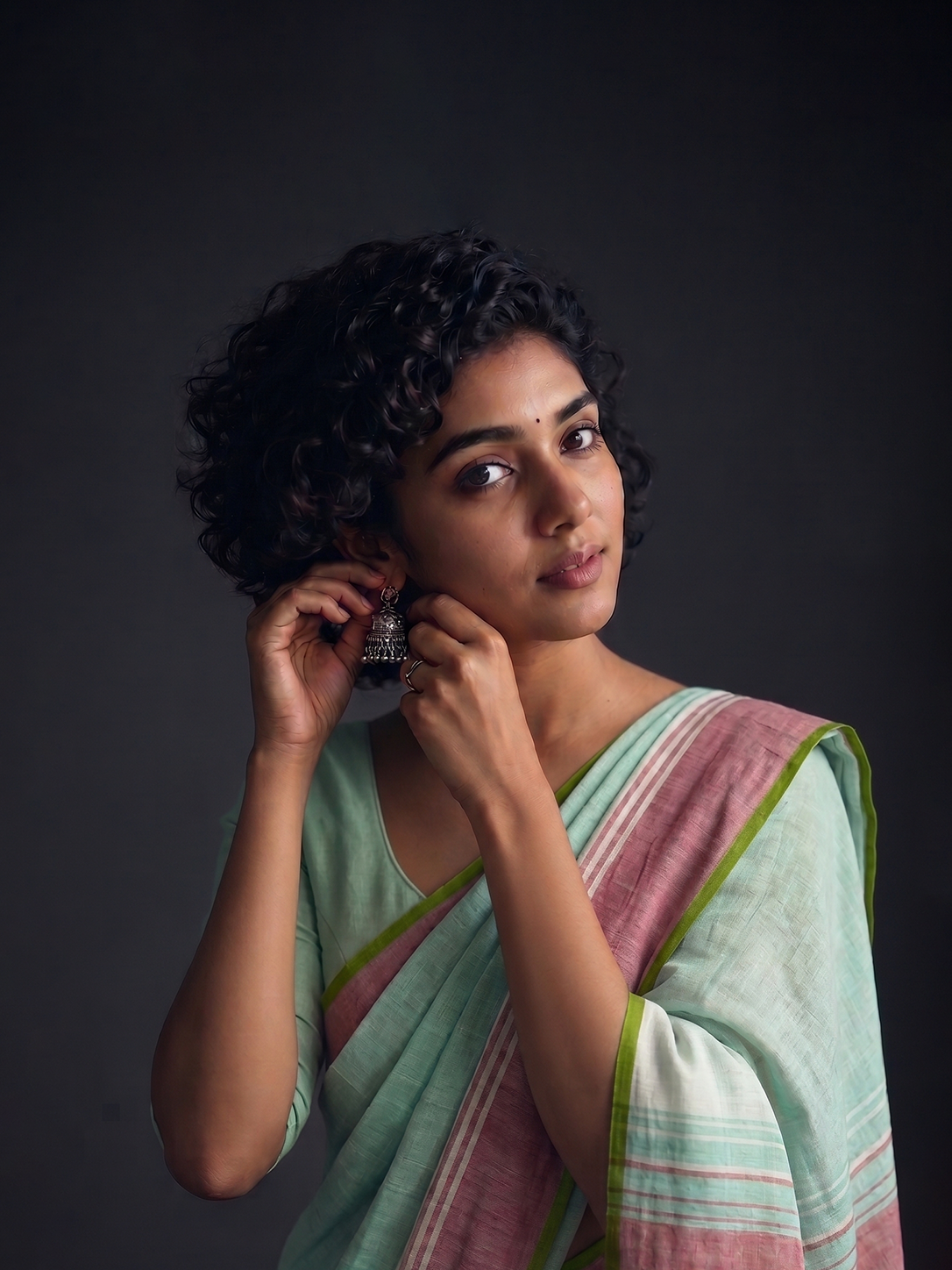 Powder Green Bengal Linen